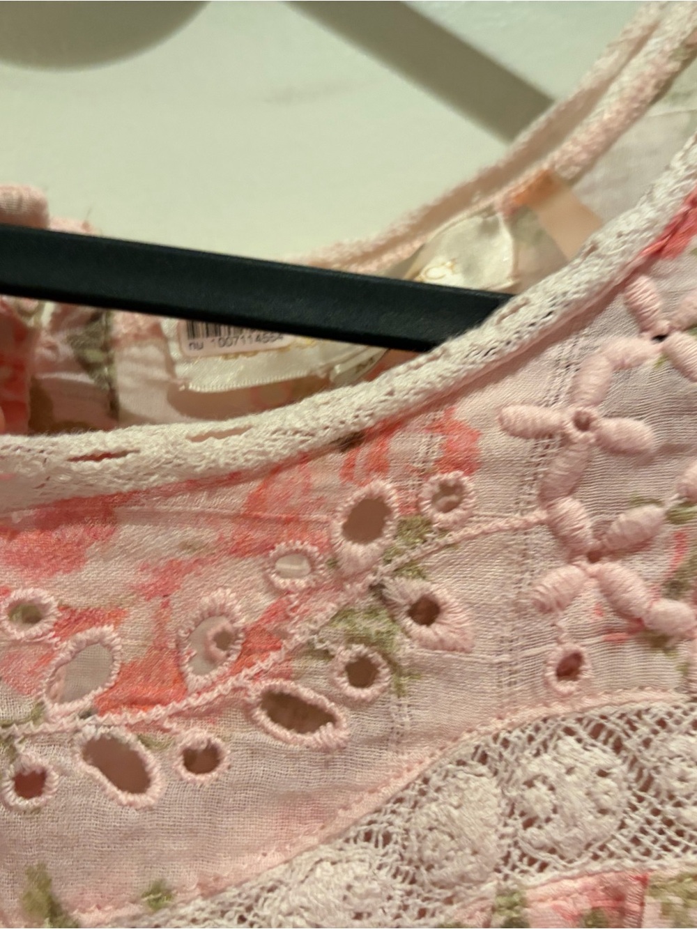 LoveShackFancy Pink Floral Mini Dress - Picture 5 of 6